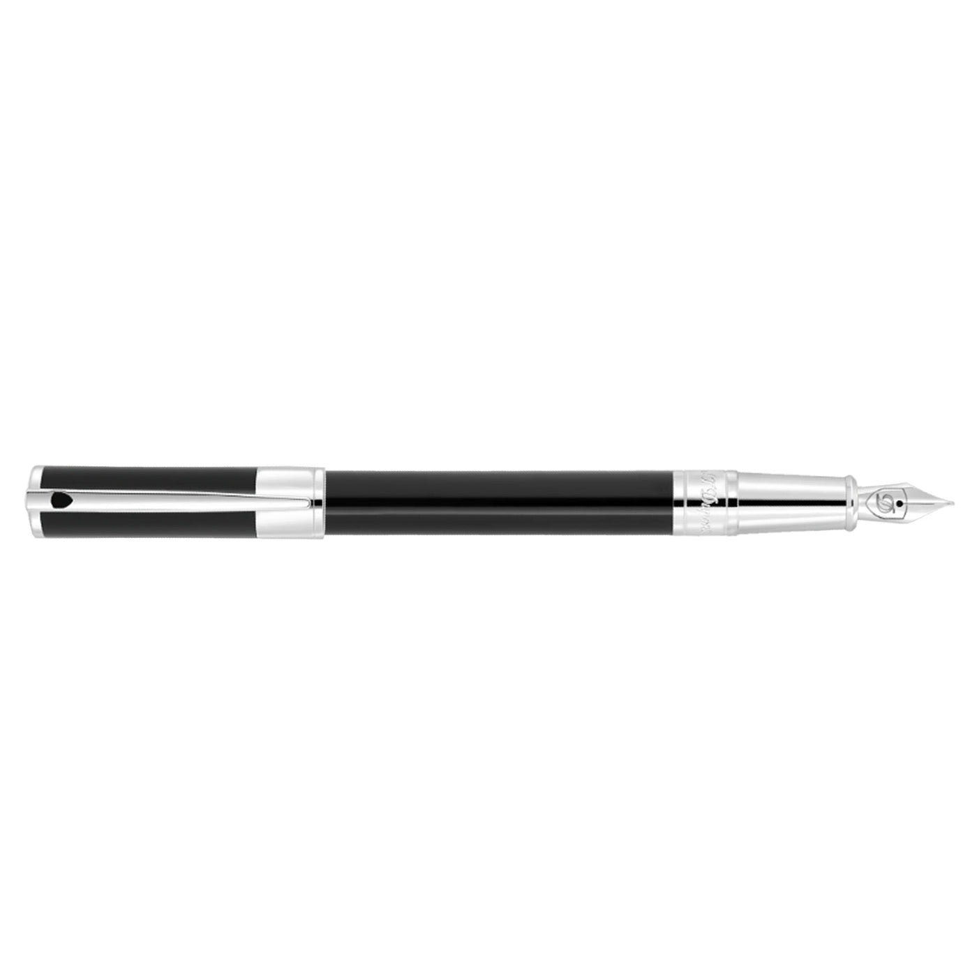 S. T. Dupont D-Initial Fountain Pen - Black CT