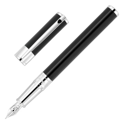 S. T. Dupont D-Initial Fountain Pen - Black CT