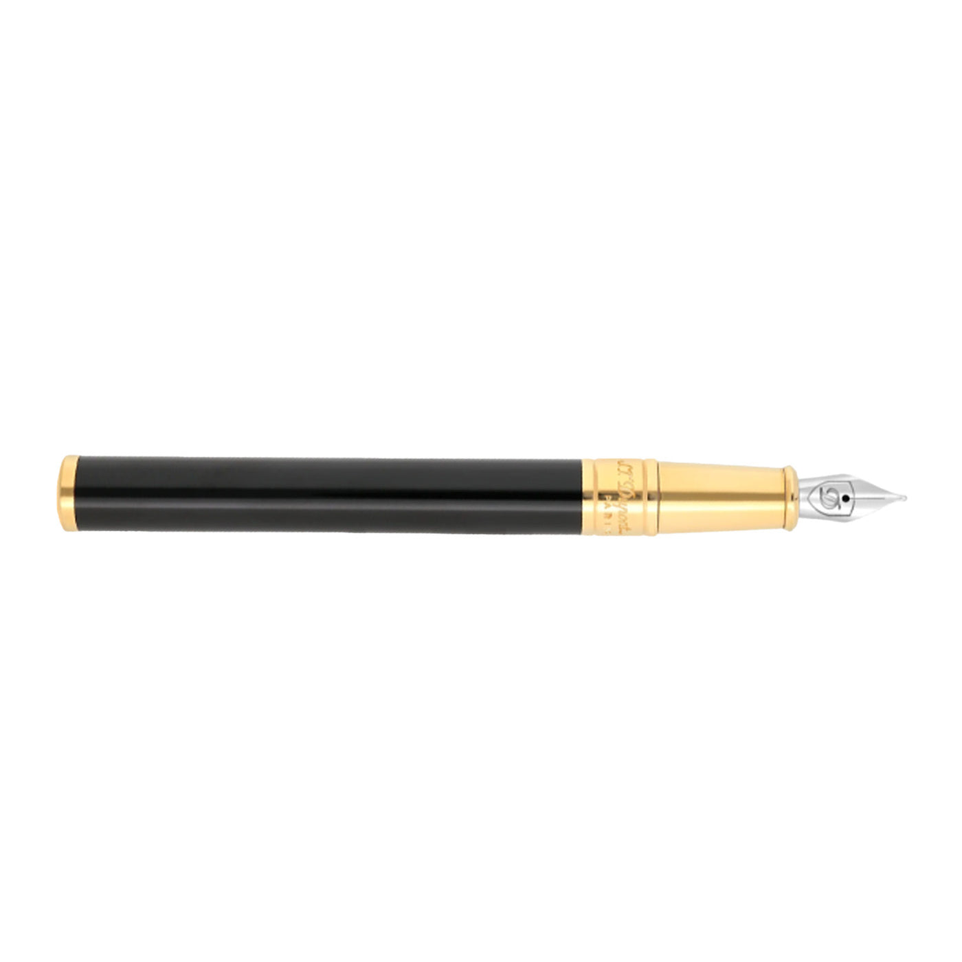 S. T. Dupont D-Initial Fountain Pen - Black GT