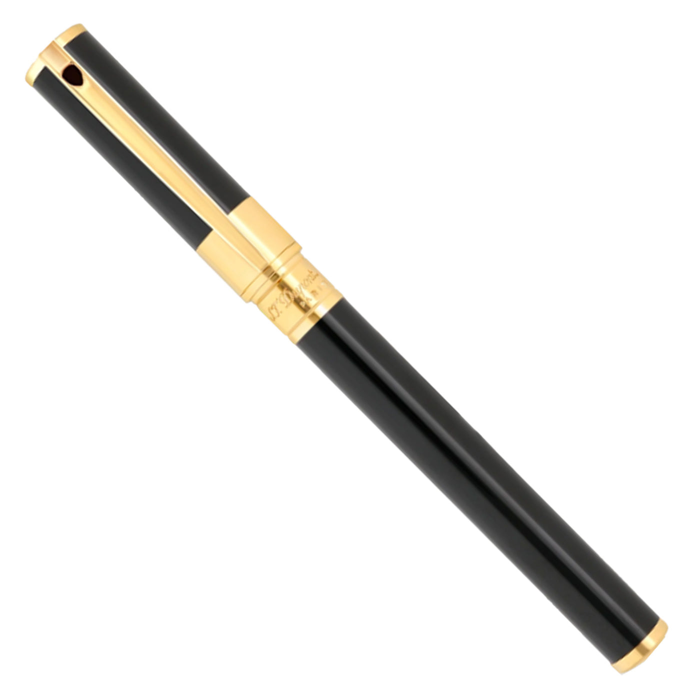 S. T. Dupont D-Initial Fountain Pen - Black GT