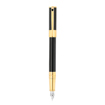 S. T. Dupont D-Initial Fountain Pen - Black GT