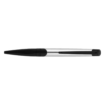 S. T. Dupont Defi Milenium Ball Pen - Brushed Chrome & Matt Black