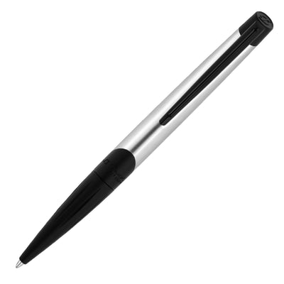 S. T. Dupont Defi Milenium Ball Pen - Brushed Chrome & Matt Black