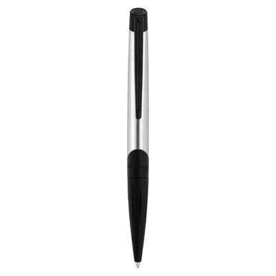 S. T. Dupont Defi Milenium Ball Pen - Brushed Chrome & Matt Black