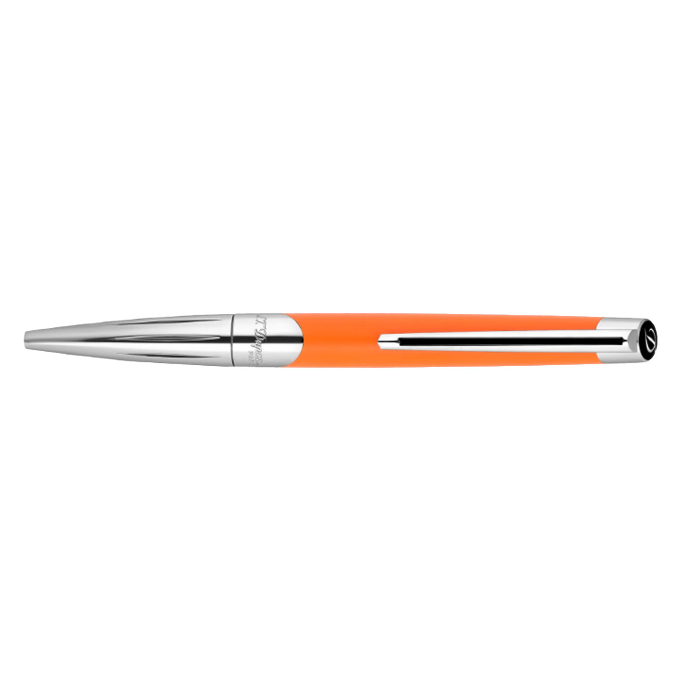 S. T. Dupont Defi Milenium Ball Pen - Matt Orange & Chrome