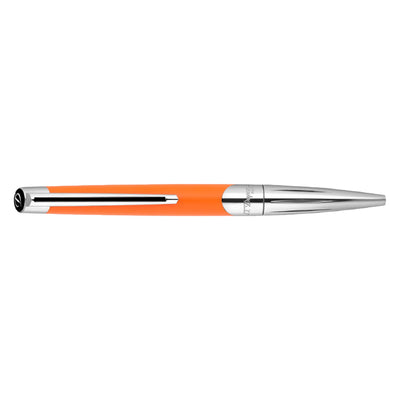 S. T. Dupont Defi Milenium Ball Pen - Matt Orange & Chrome