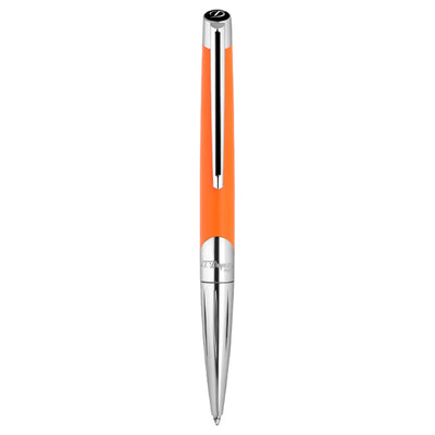 S. T. Dupont Defi Milenium Ball Pen - Matt Orange & Chrome