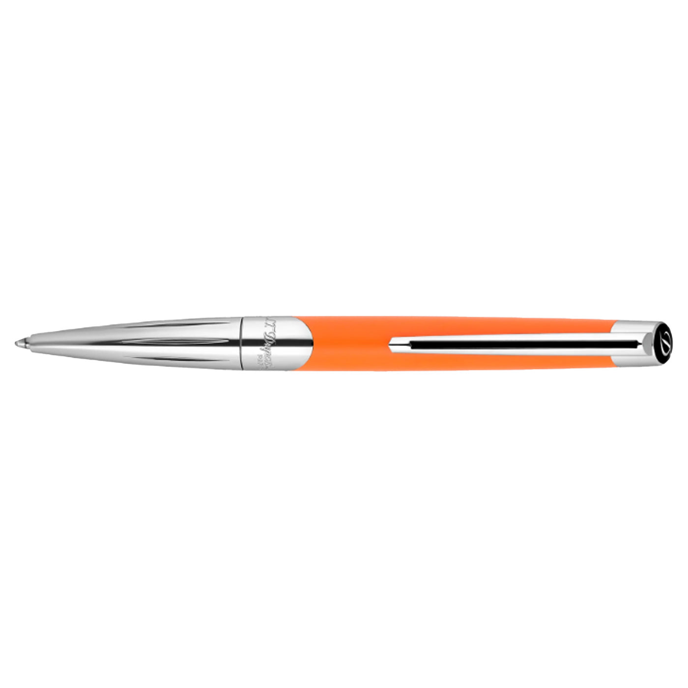 S. T. Dupont Defi Milenium Ball Pen - Matt Orange & Chrome