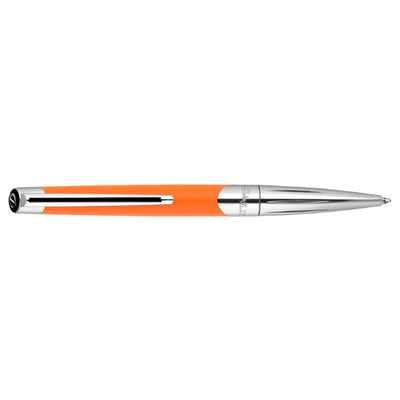 S. T. Dupont Defi Milenium Ball Pen - Matt Orange & Chrome