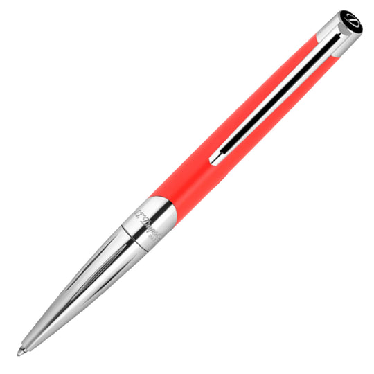 S. T. Dupont Defi Milenium Ball Pen - Matt Red & Chrome