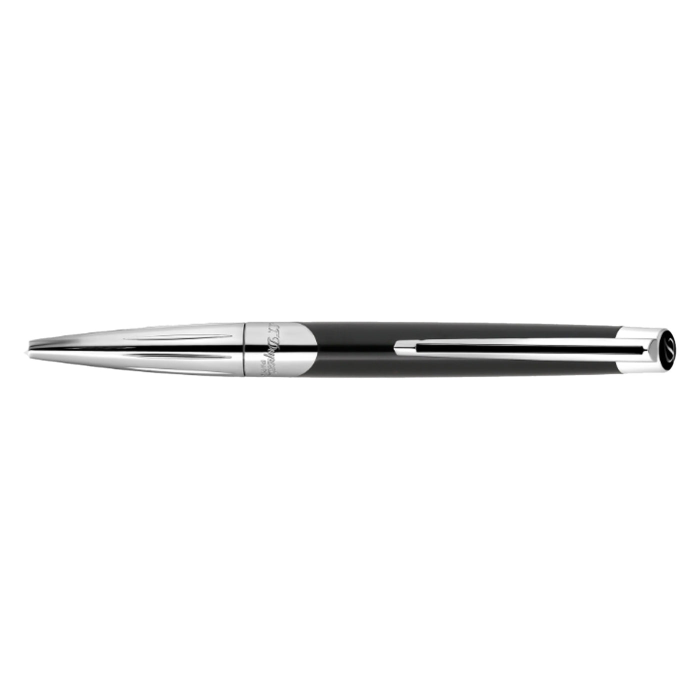 S. T. Dupont Defi Milenium Ball Pen - Shiny Black & Chrome