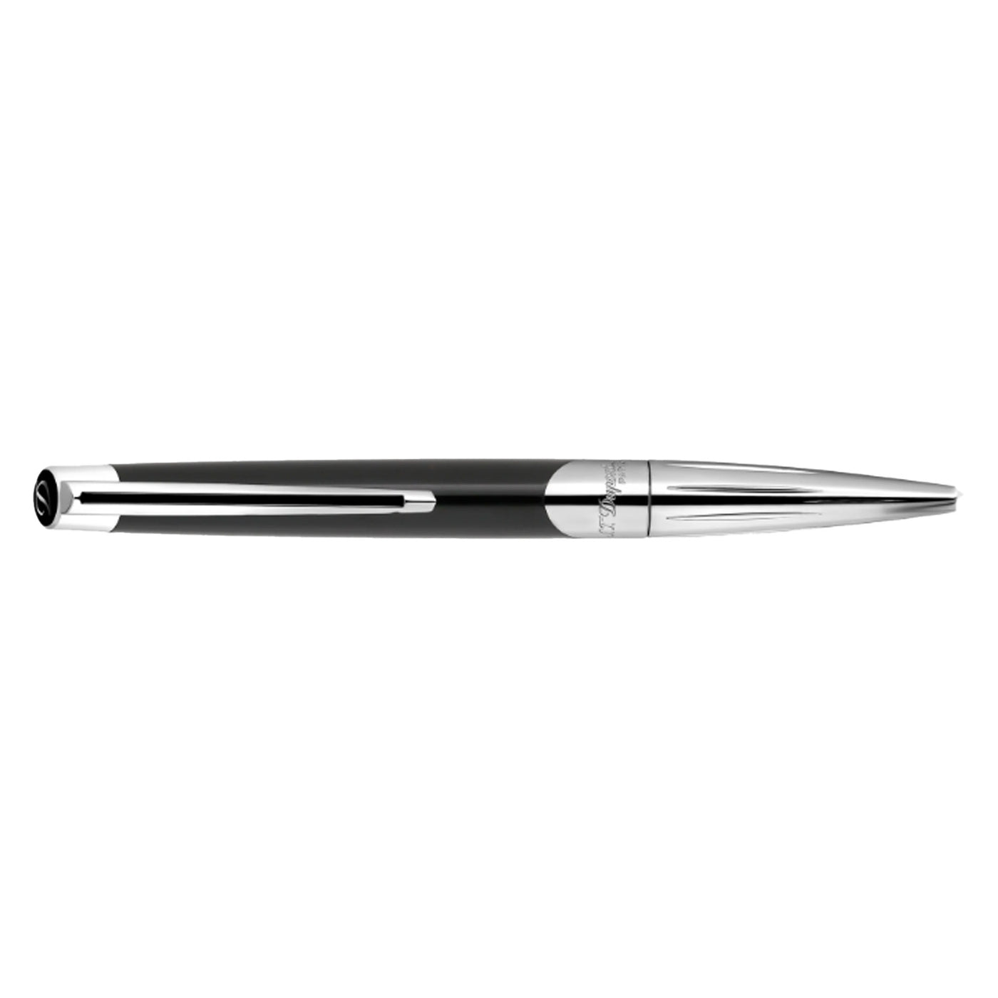 S. T. Dupont Defi Milenium Ball Pen - Shiny Black & Chrome