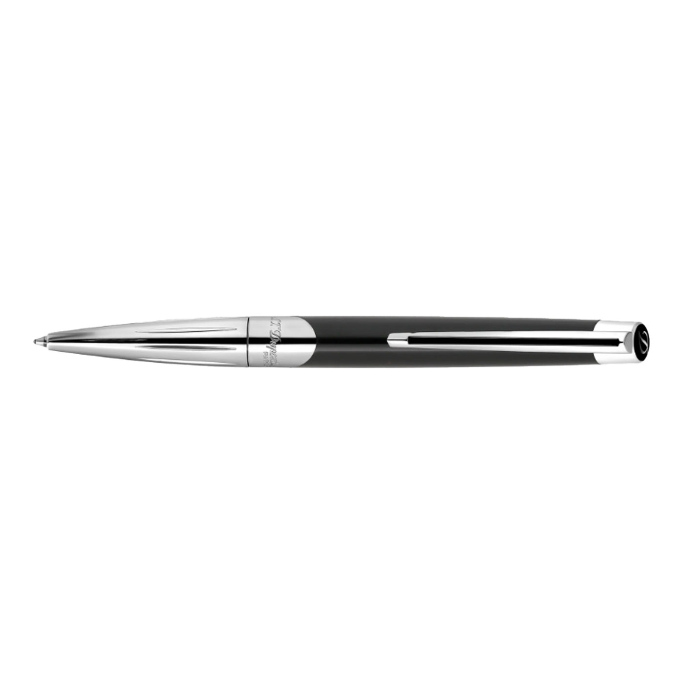 S. T. Dupont Defi Milenium Ball Pen - Shiny Black & Chrome