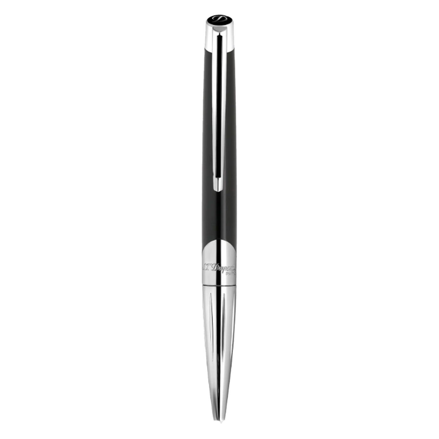 S. T. Dupont Defi Milenium Ball Pen - Shiny Black & Chrome