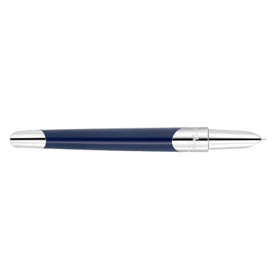 S. T. Dupont Defi Milenium Fountain Pen - Dark Blue & Chrome