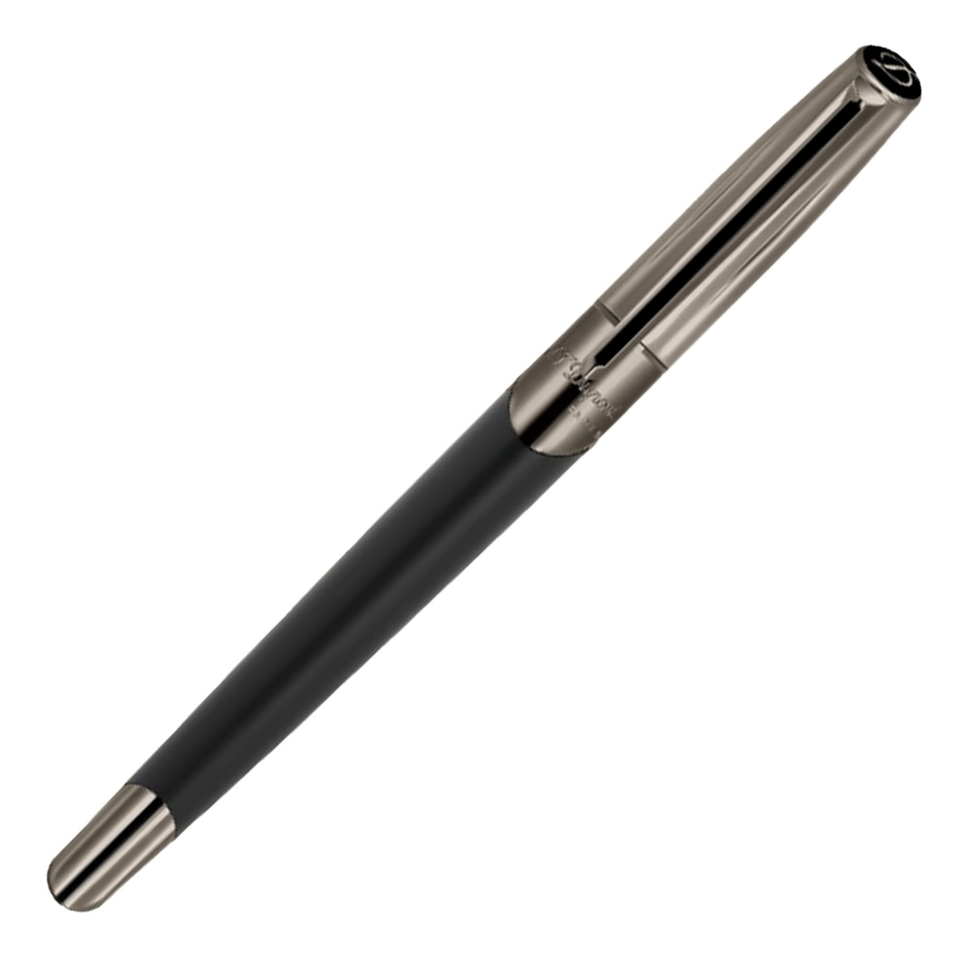 S. T. Dupont Defi Milenium Fountain Pen - Gunmetal & Matt Black