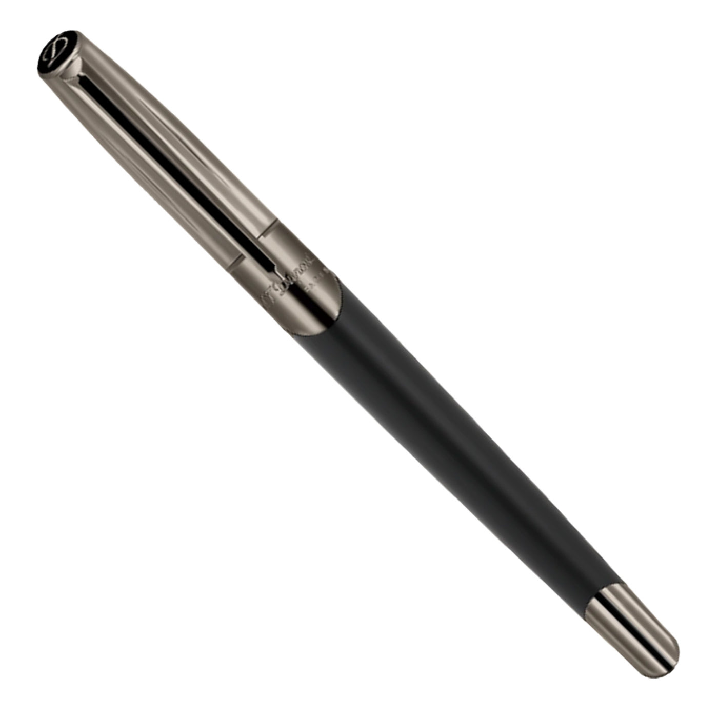 S. T. Dupont Defi Milenium Fountain Pen - Gunmetal & Matt Black