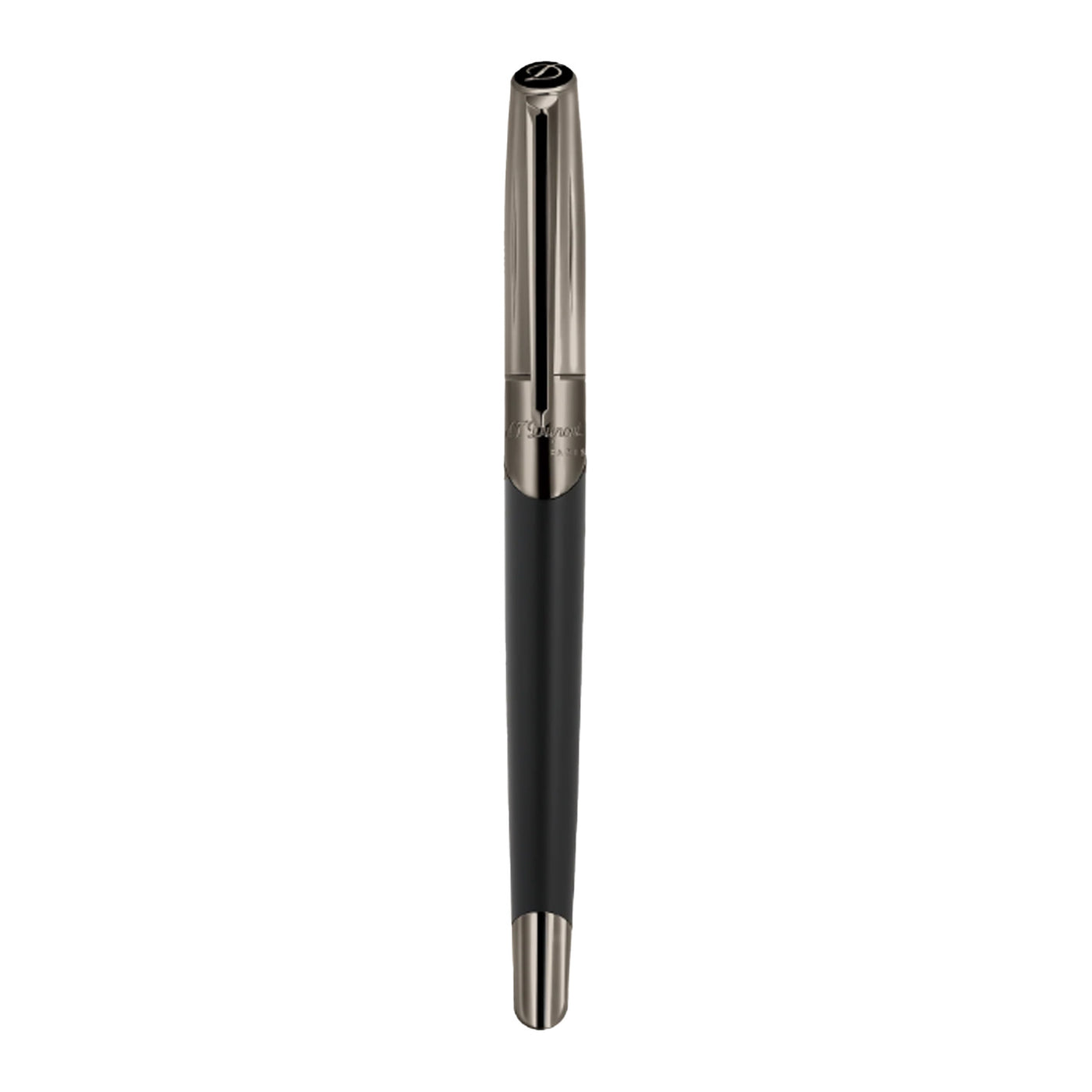 S. T. Dupont Defi Milenium Fountain Pen - Gunmetal & Matt Black