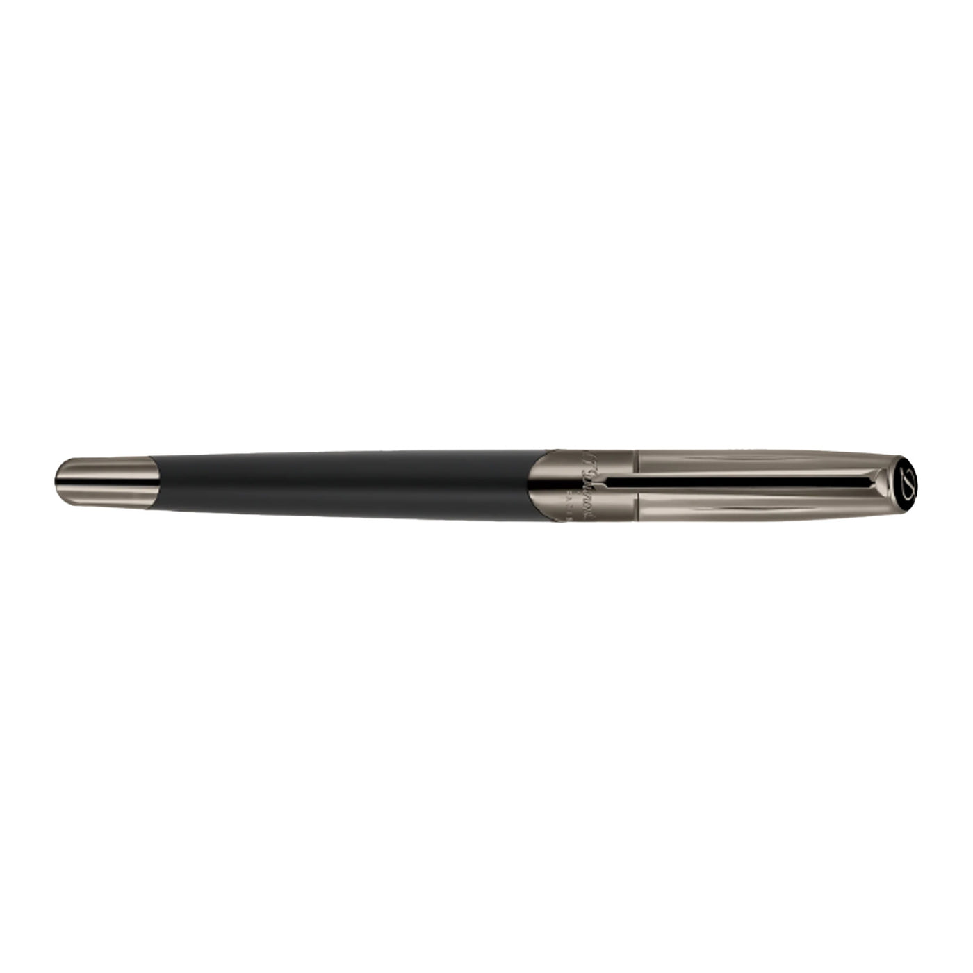 S. T. Dupont Defi Milenium Fountain Pen - Gunmetal & Matt Black