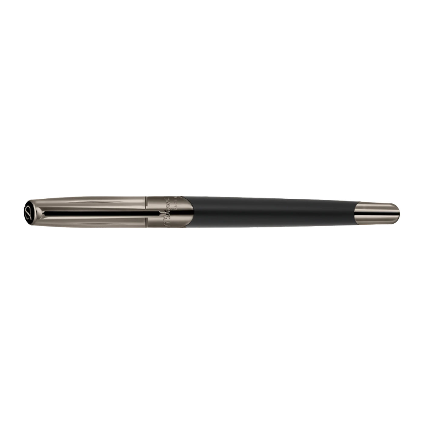 S. T. Dupont Defi Milenium Fountain Pen - Gunmetal & Matt Black