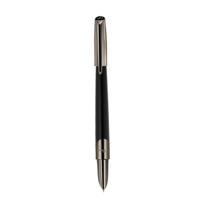 S. T. Dupont Defi Milenium Fountain Pen - Gunmetal & Matt Black