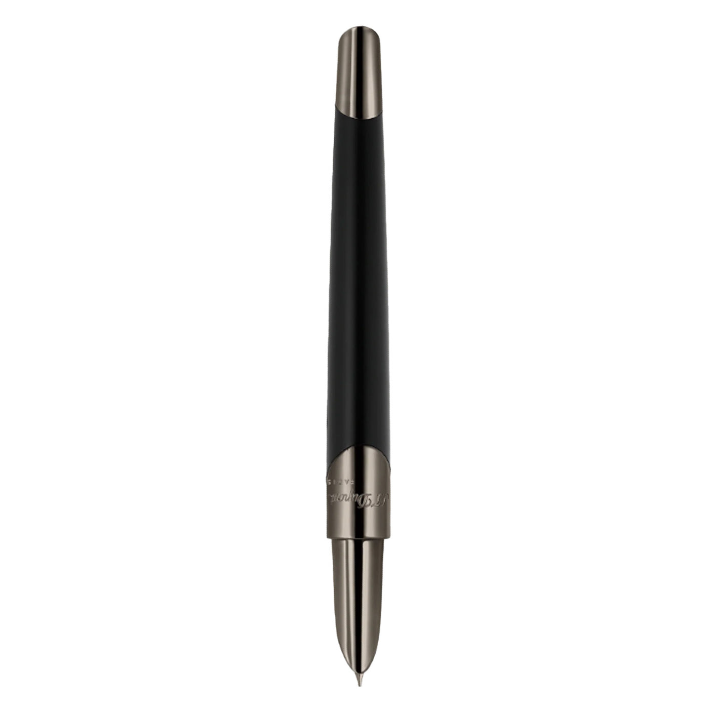 S. T. Dupont Defi Milenium Fountain Pen - Gunmetal & Matt Black