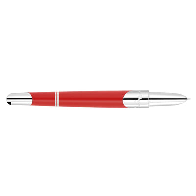 S. T. Dupont Defi Milenium Fountain Pen - Matt Red & Chrome