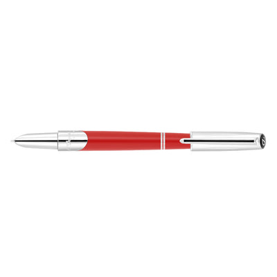 S. T. Dupont Defi Milenium Fountain Pen - Matt Red & Chrome