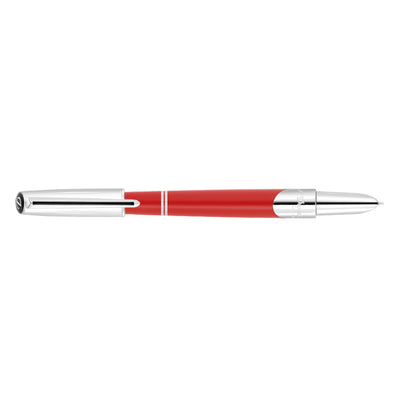 S. T. Dupont Defi Milenium Fountain Pen - Matt Red & Chrome