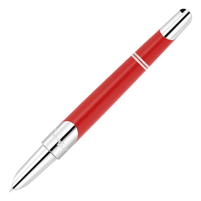 S. T. Dupont Defi Milenium Fountain Pen - Matt Red & Chrome