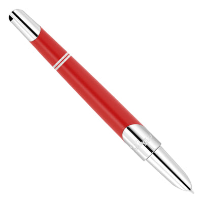 S. T. Dupont Defi Milenium Fountain Pen - Matt Red & Chrome