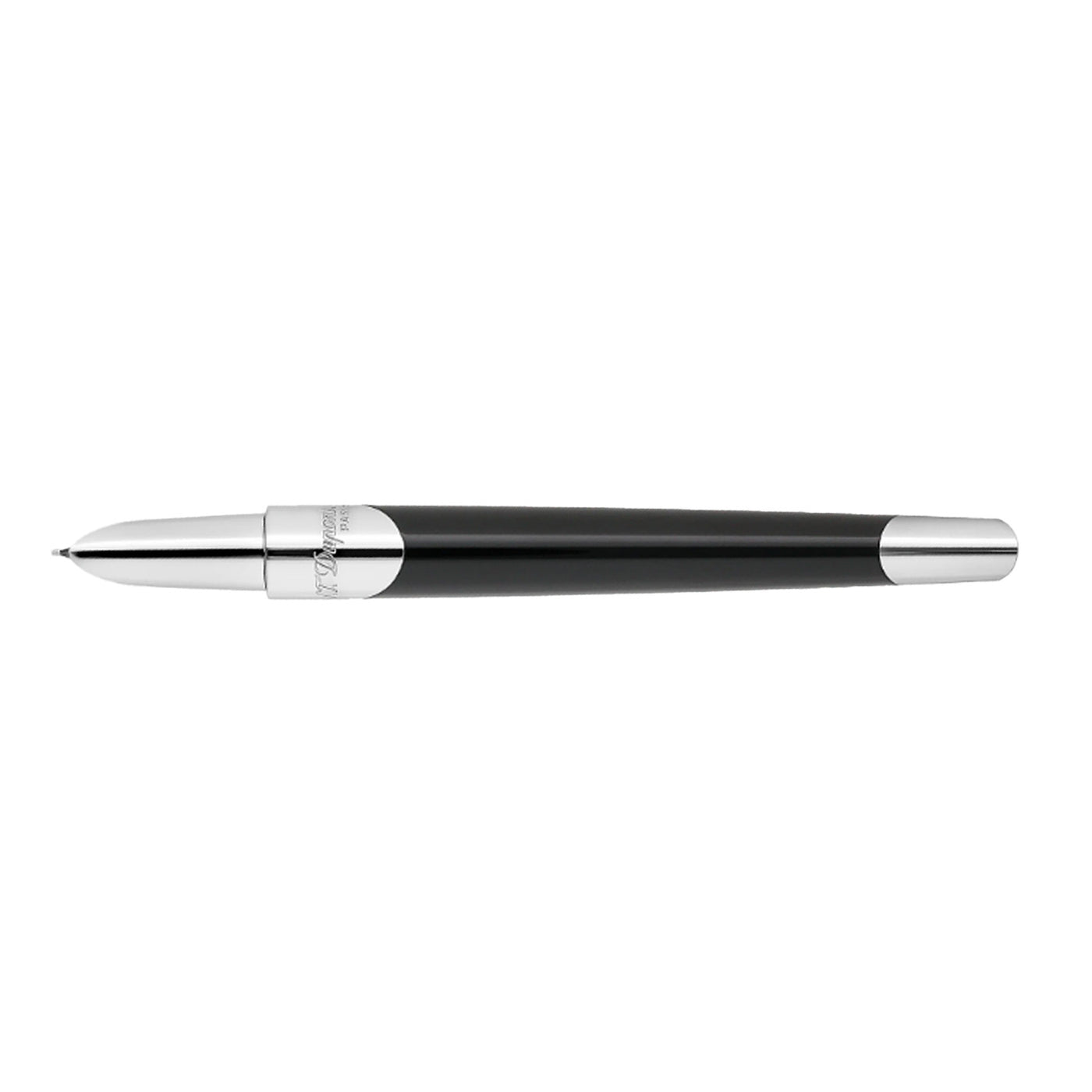 S. T. Dupont Defi Milenium Fountain Pen - Shiny Black & Chrome