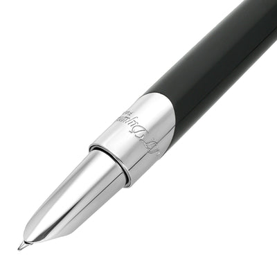 S. T. Dupont Defi Milenium Fountain Pen - Shiny Black & Chrome