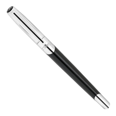 S. T. Dupont Defi Milenium Fountain Pen - Shiny Black & Chrome