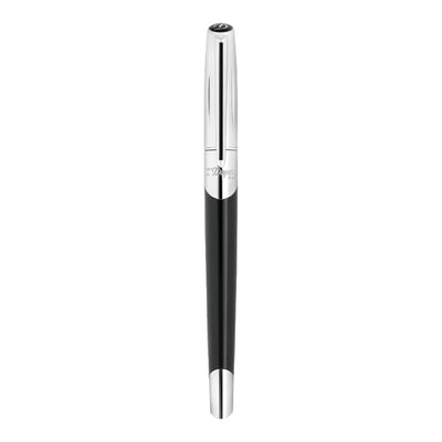 S. T. Dupont Defi Milenium Fountain Pen - Shiny Black & Chrome