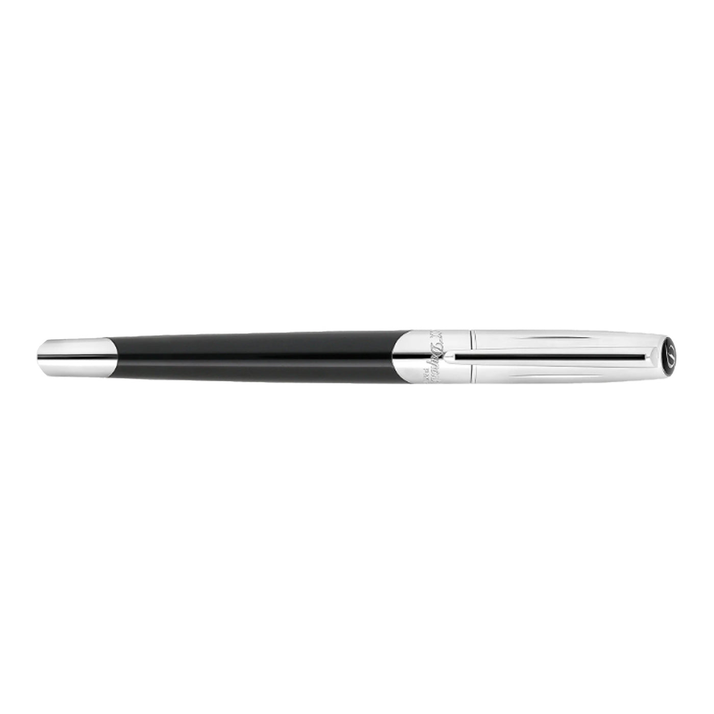 S. T. Dupont Defi Milenium Fountain Pen - Shiny Black & Chrome