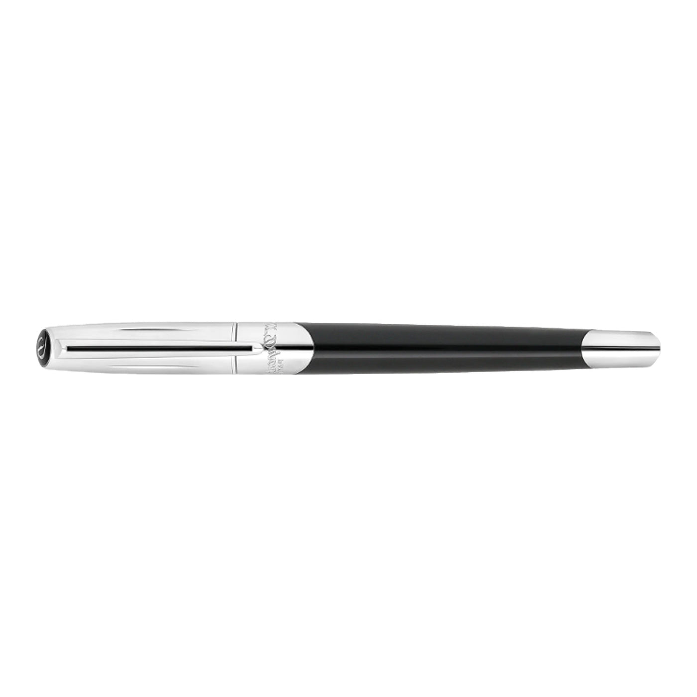 S. T. Dupont Defi Milenium Fountain Pen - Shiny Black & Chrome