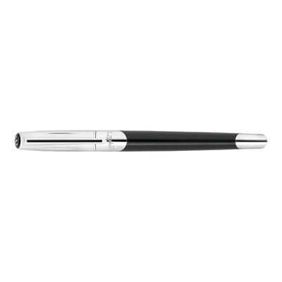 S. T. Dupont Defi Milenium Fountain Pen - Shiny Black & Chrome