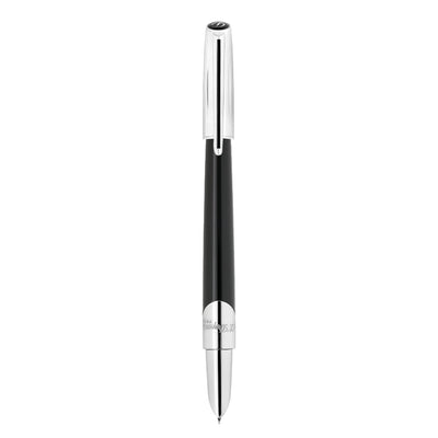 S. T. Dupont Defi Milenium Fountain Pen - Shiny Black & Chrome