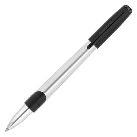S. T. Dupont Defi Milenium Roller Ball Pen - Brushed Chrome & Matt Black