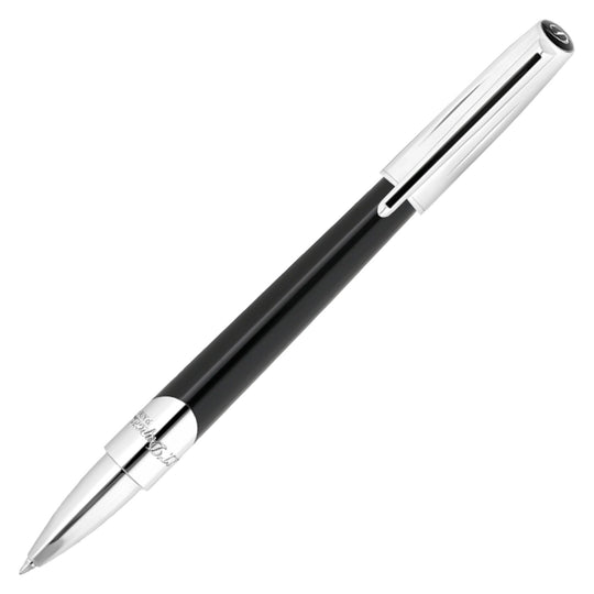 S. T. Dupont Defi Milenium Roller Ball Pen - Shiny Black & Chrome