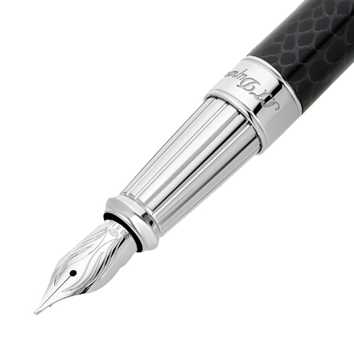 Buy ST Dupont Line D Snake Skin Fountain Pen | ST Dupont France