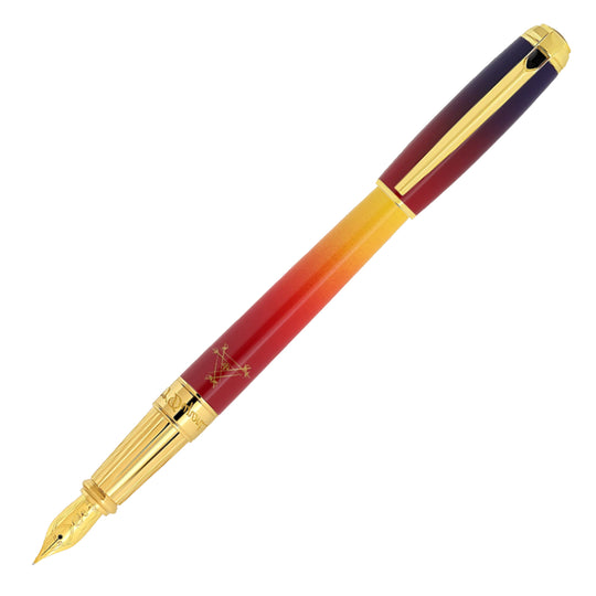 S. T. Dupont Line D Montecristo L'Aurore Large Sized Fountain Pen - Violet