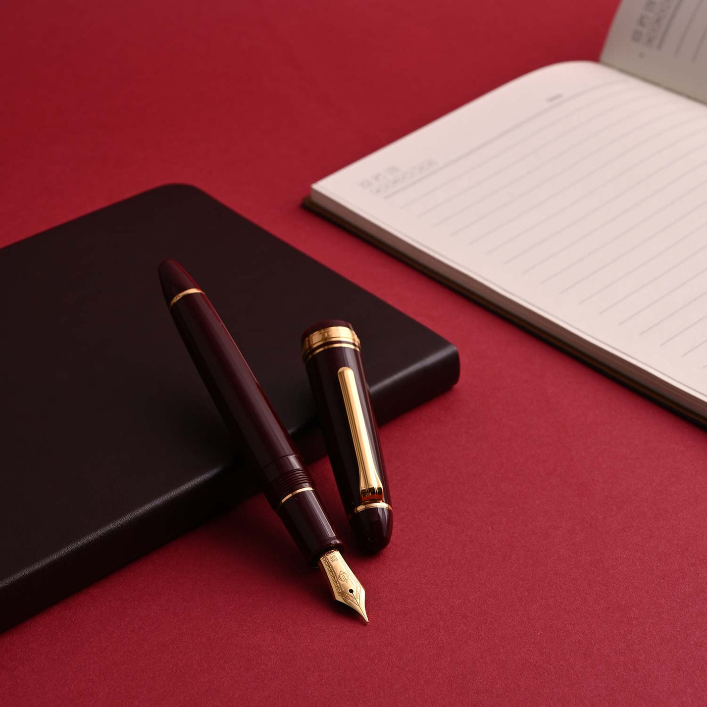 Sailor 1911L Fountain Pen Maroon GT 7