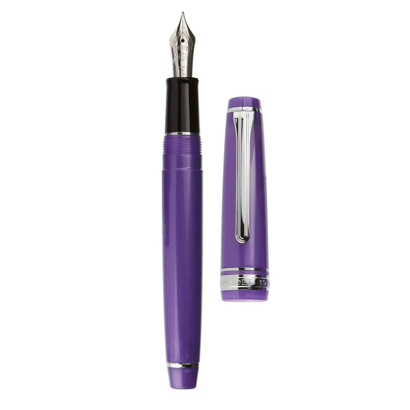 Sailor Professional Gear Slim Fountain Pen Metallic Violet CT 2