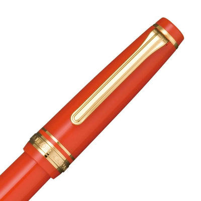 Sailor Professional Gear Slim Fountain Pen - Red GT 4