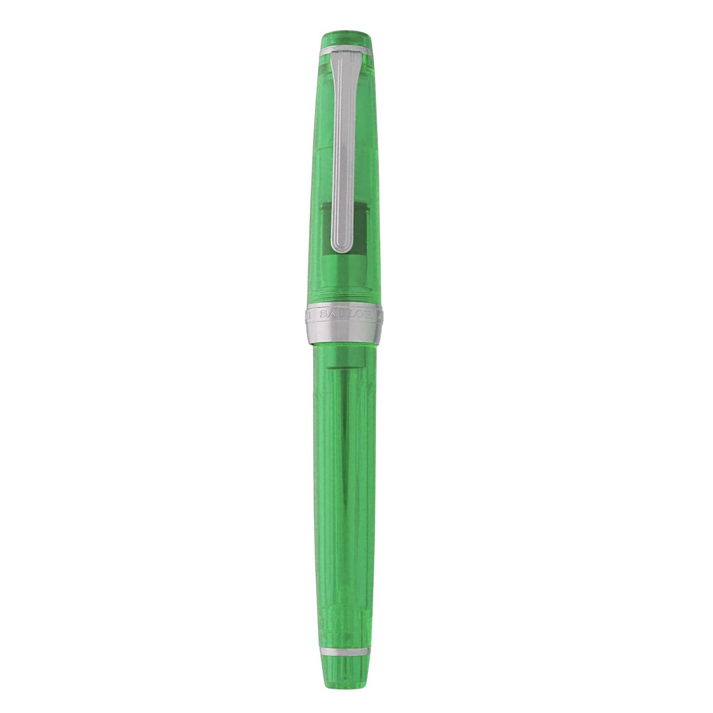 Sailor Professional Gear Slim Transparent Color Fountain Pen - Green CT 3