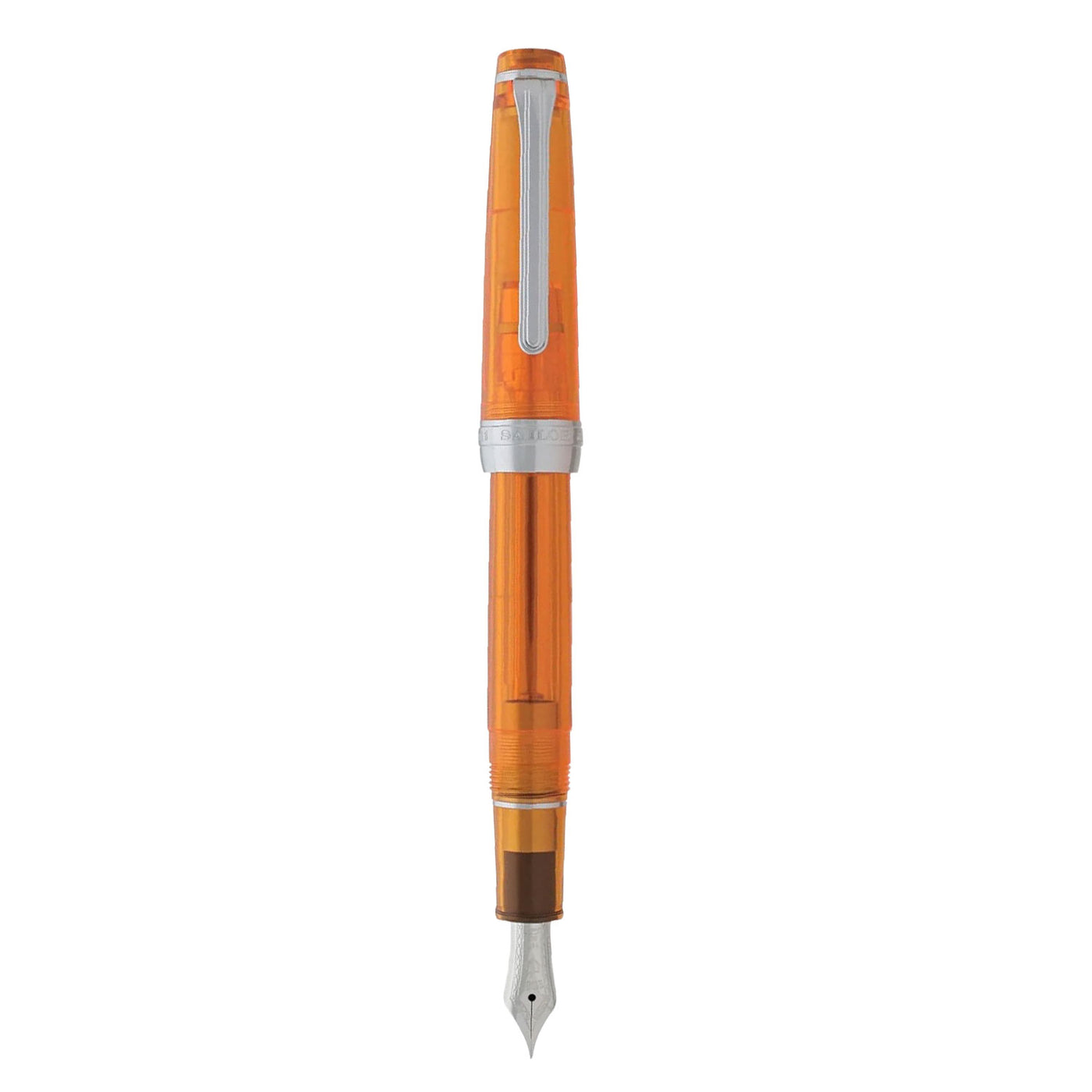 Sailor Professional Gear Slim Transparent Color Fountain Pen - Orange CT 2