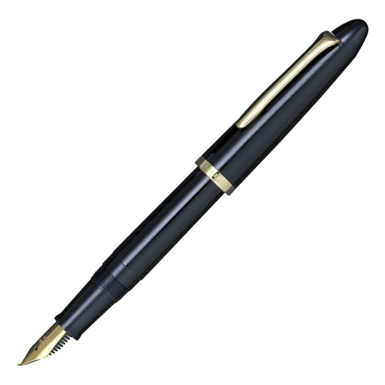 Sailor 1911 Fude De Mannen Fountain Pen - Blue GT