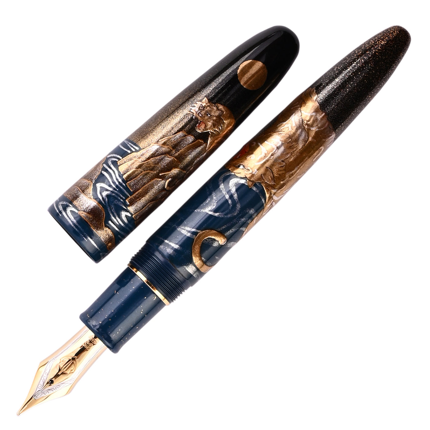 Sailor 1911 KOP Tora to Gekkou Fountain Pen Tiger in the Moonlight (Limited Edition) 1